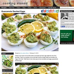 Guacamole Deviled Eggs – Cooking Stoned