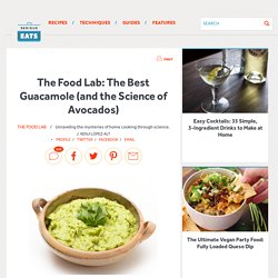 The Food Lab: The Best Guacamole (and the Science of Avocados)