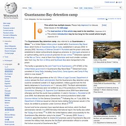 Guantanamo Bay detention camp, wikipedia