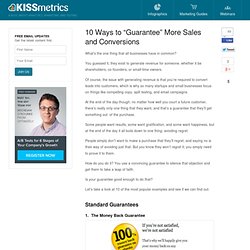 10 Ways to Guarantee More Sales and Conversions