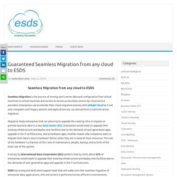 Guaranteed Seamless Migration from any cloud to ESDS