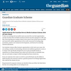 Guardian Graduate Scheme