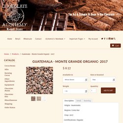 Guatemala - Monte Grande Organic- 2017