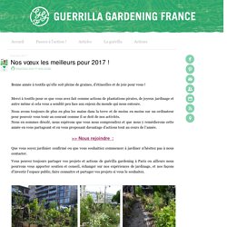 Guérilla gardening France