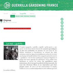 Art urbain // Guérilla gardening France