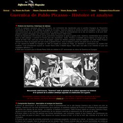 Guernica de Pablo Picasso - Histoire et analyse du tableau Guernica (Picasso) - Photo de Guernica
