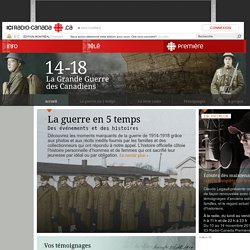 Guerre 14-18 - Accueil