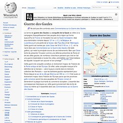 César conquiert la Gaule -58;-50