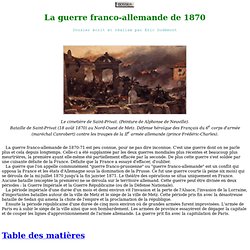 La guerre franco-allemande de 1870 (page 1)