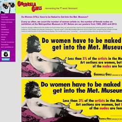 Guerrilla Girls: Naked Through the Ages