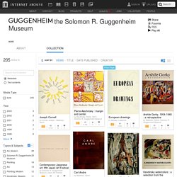 the Solomon R. Guggenheim Museum : Free Texts : Free Download, Borrow and Streaming