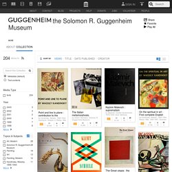 Les livres d'art du Musée Guggenheim