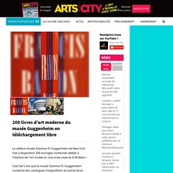 200 livres d'art moderne du musée Guggenheim en téléchargement libre