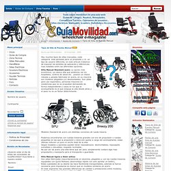Tipos de Silla de Ruedas Manual - GuiaMovilidad.com Wheelchair e-Magazine Revista online sobre Sillas de Ruedas, Scooters y Handbikes