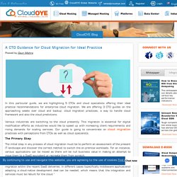 A CTO Guidance for Cloud Migration for Ideal Practice