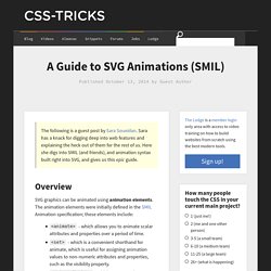 A Guide to SVG Animations (SMIL)