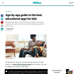 Age-by-age guide to the best educational apps for kids