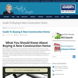 Guide To Buying A New Construction Home