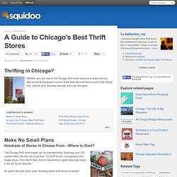 A Guide to Chicago's Best Thrift Stores