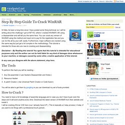 Step by step Guide to Crack WinRAR