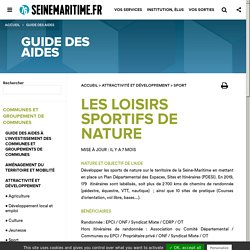 [Seine-Maritime] Guide des aides