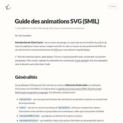 Guide des animations SVG (SMIL)