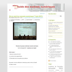 Guide des manuels numériques