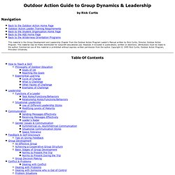OA Guide to Group Dynamics & Leadership