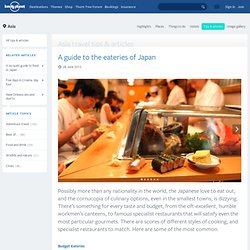 A guide to the eateries of Japan
