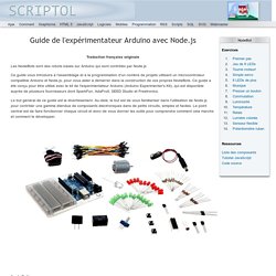 Guide de l'expérimentateur Arduino avec Node.js