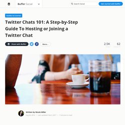 A Step-by-Step Guide To Hosting or Joining a Twitter Chat