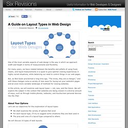 A Guide on Layout Types in Web Design