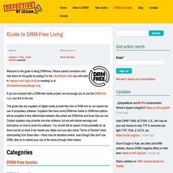 Guide to DRM-Free Living