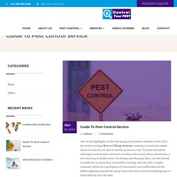 Guide To Pest Control Service - Control Your Pest