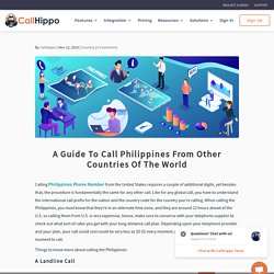 A Guide to call Philippines from other countries of the world