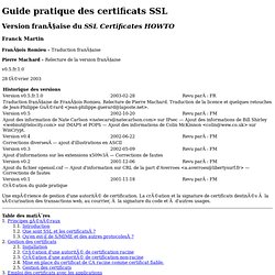 Guide pratique des certificats SSL