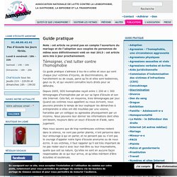 Guide pratique contre l'homophobie