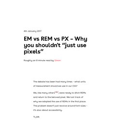 Guide: EM vs REM vs PX. Which should you use?