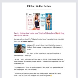 Fit Body Guide Review - Is It Worth Your Money? (UPDATED)