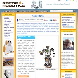 A guide to the best robot kits available - Razor Robotics