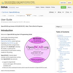 User Guide · Spiritdude/OpenJSCAD.org Wiki
