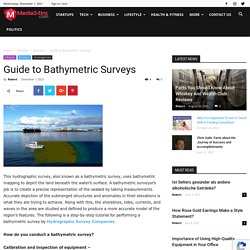Guide to Bathymetric Surveys