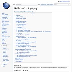 Guide to Cryptography