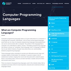 Guide to Programming Languages