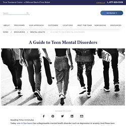 A Guide to Teen Mental Disorders