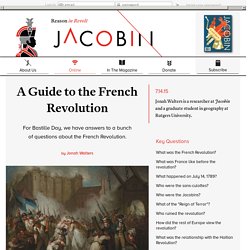 A Guide to the French Revolution