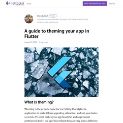 A guide to theming your app in Flutter