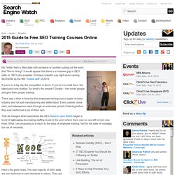 2015 Guide to Free SEO Training Courses Online