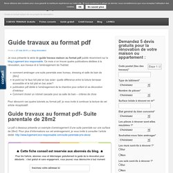 Guide travaux au format pdf