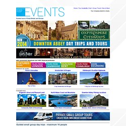 Fully guided tours and day trips from London
